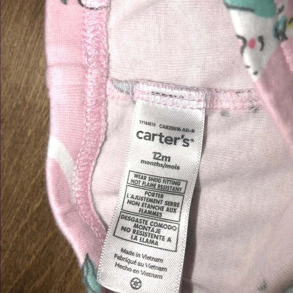 Carter’s 12 Month Girls Unicorn & Rainbow Leggings